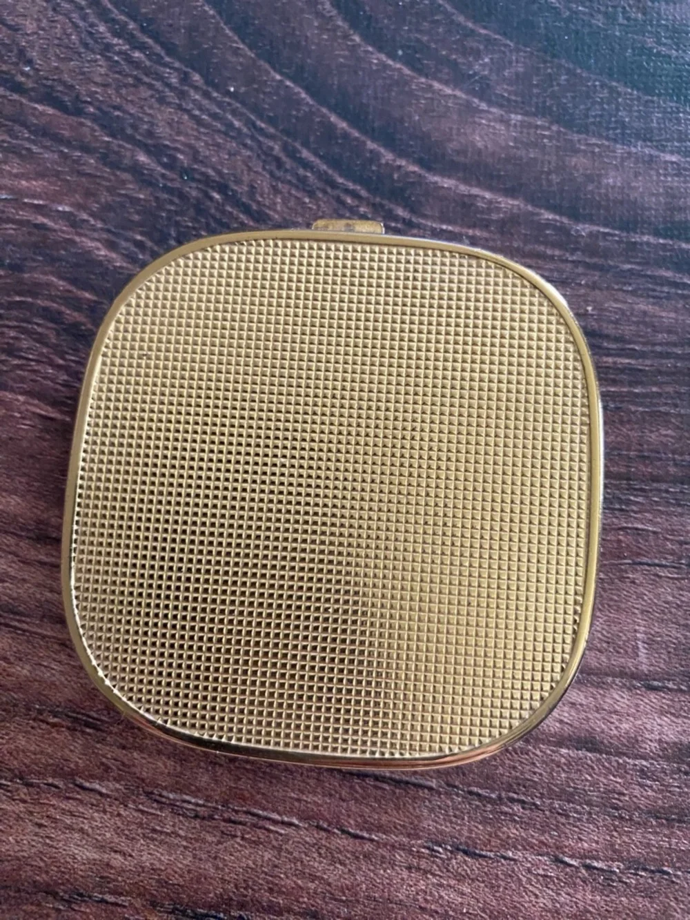 Vintage Yellow Floral Enamel Compact Mirror - Picture 6 of 7
